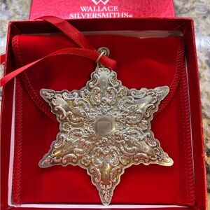NWT Wallace Sterling Baroque Snowflake